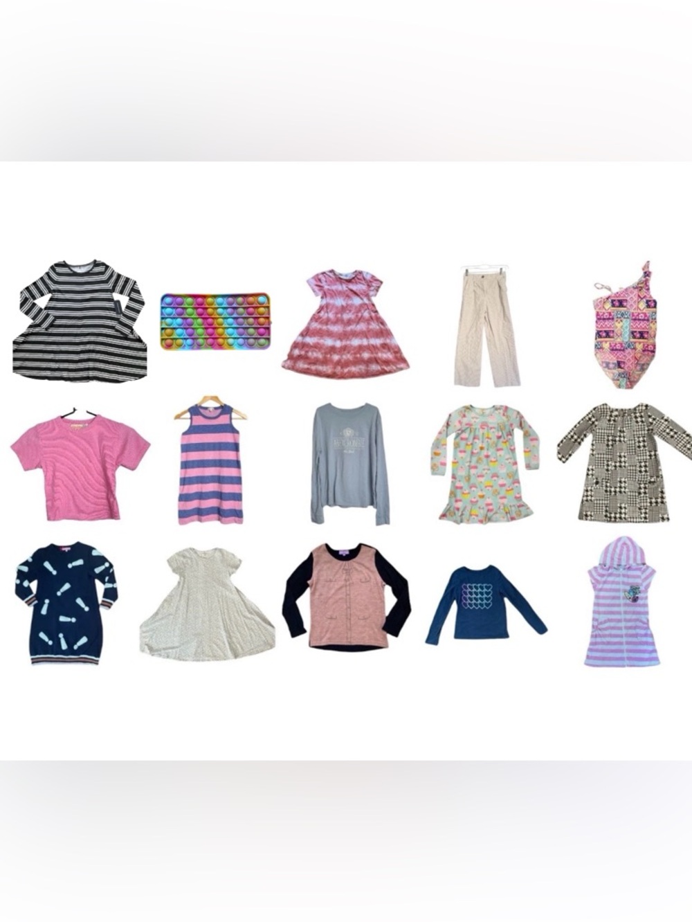 Girls Size Large 10/12 Clothing Lot 15 Pieces Assorted Brands Gap Abercrombie